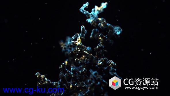 Cinema 4D – 使用X-Particles珊瑚生长教程Cinema 4D – Procedural Coral Growth using X-Particles and Cycles 4D Tutorial的图片1