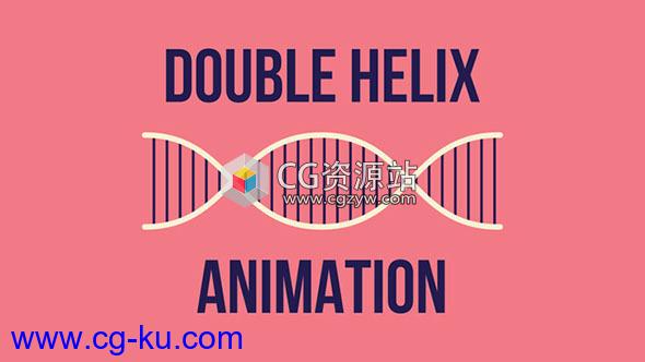 DNA双螺旋图形动画AE教程After Effects – Double Helix Animation Tutorial的图片1