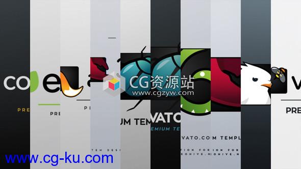 AE模板-简单快速Logo结束标签动画包 Logo End Tags Animation Pack的图片1