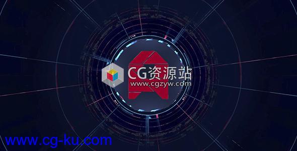 AE模板-科技感公司企业优雅标志三维舞台Logo动画 Logo Intro的图片1