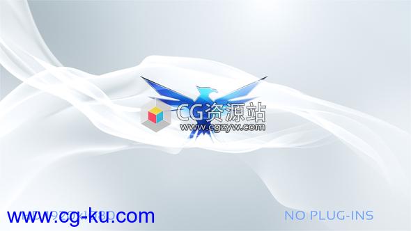 AE模板-明亮干净企业标志简洁Logo动画 Clean Logo Reveal的图片1