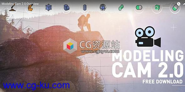 C4D图片建模三维摄像机投射插件 Modeling Cam V2.0 For Cinema 4D+教程的图片1