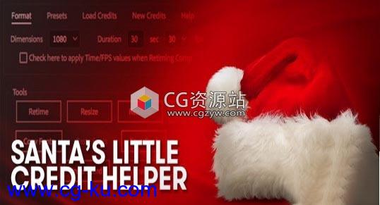 AE脚本-人员信息字幕介绍 Santa’s Little Credit Helper + 使用教程的图片1