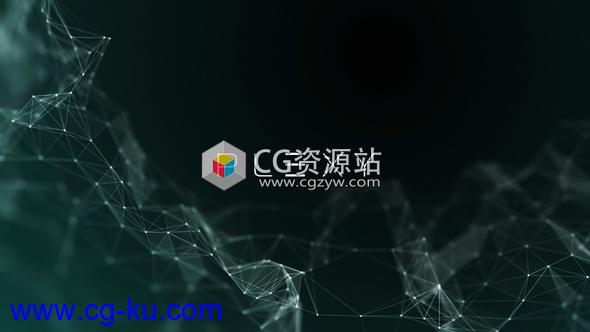 AE模板-Plexy点线粒子背景Logo动画 Plexy Logo Reveal的图片1