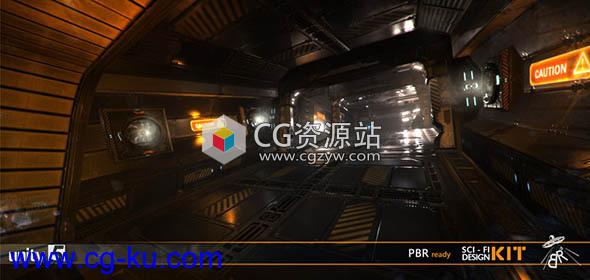 Unity科幻机器仓库实验室模型 Sci-fi Design Kit v1.8的图片1