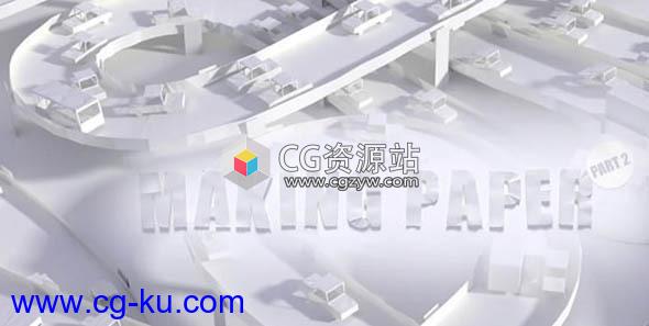 Making Paper Part 2 C4D建筑折纸动画高级教程 含中英字幕的图片1