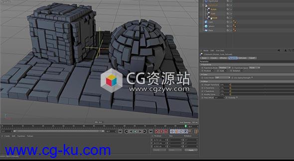 C4D不规则模型生成插件 Topoformer v1.1+使用教程的图片1