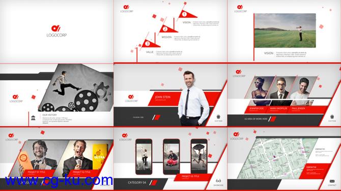 AE模板-公司企业产品推广展示幻灯片包装开场 Corporate Vision的图片1