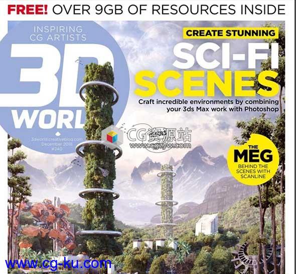 3D世界数字艺术杂志合集3D World Collection 2018的图片1