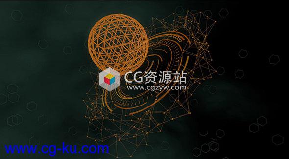 C4D运动图形MoGraph制作高科技用户界面教程的图片1