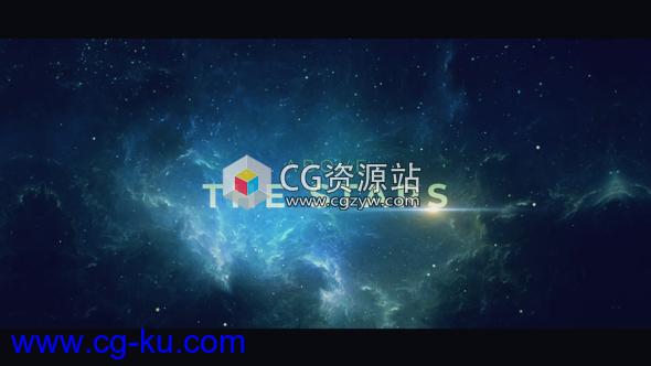 AE模板-宇宙星云星系光耀斑文字宣传片 Above the Stars的图片1