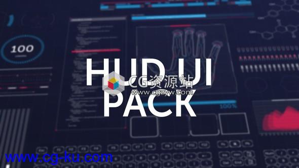 AE模板-180组HUD UI界面高科技科幻屏幕动画元素的图片1