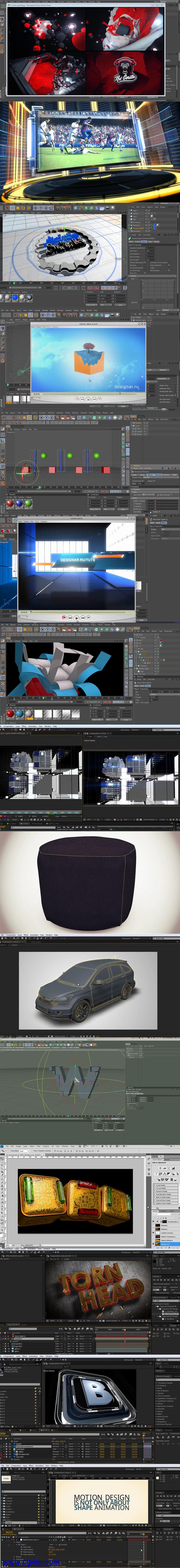 AE和C4D电视包装经典教程合集16部的图片1