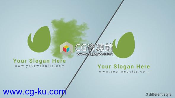 AE模板-简单烟雾消散Logo动画 Simple Smoke Logo Reveal的图片1