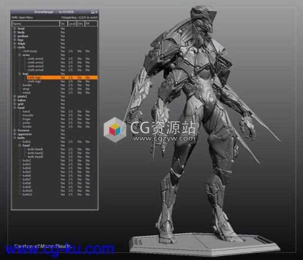 ZBrush场景管理插件 ZSceneManager Pro v1.8 Win破解版的图片1