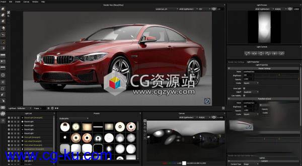 三维渲染室内摄影棚灯光HDR环境软件Lightmap HDR Light Studio v5.9 Win 破解版的图片1