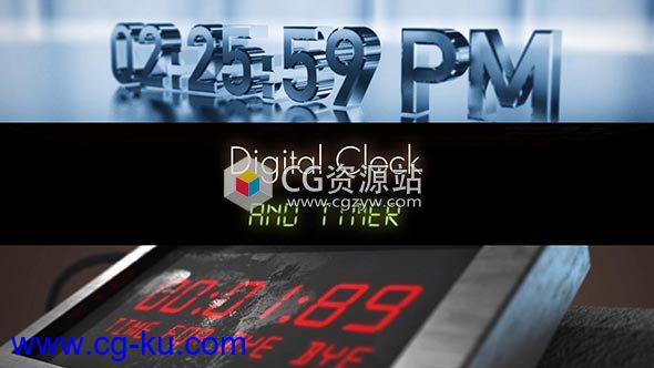 数字时钟时间码AE预设动画 Time Presets 1.5的图片1