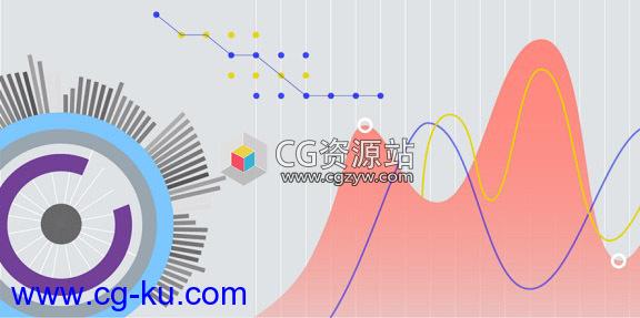 After Effects运动图形数据可视化动画AE教程+英文字幕的图片1