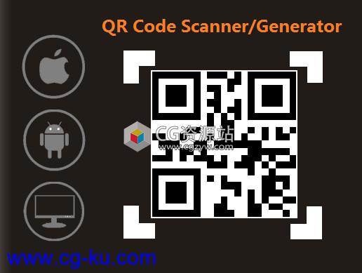 Unity-QR码/条码扫描器和发生器工具QR Code/Barcode Scanner and Generator–Cross Platform(Pro)的图片1