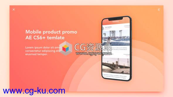 AE模板-移动产品促销手机APP宣传动画片头 Mobile Product Promo的图片1