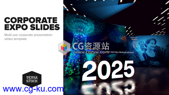 企业博览会视频幻灯片AE模板Corporate Expo Video Slides的图片1