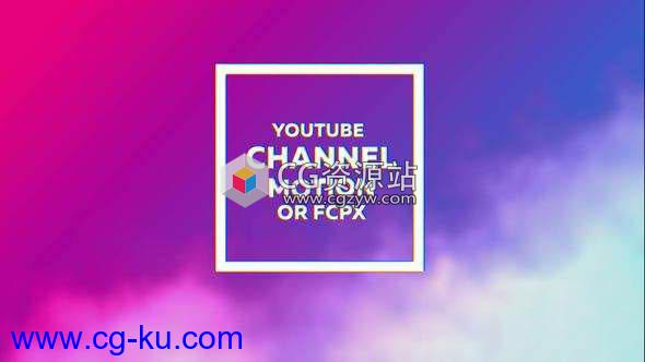 FCPX插件-信号损坏时尚视频包装 Glitch Youtube Channel Kit的图片1