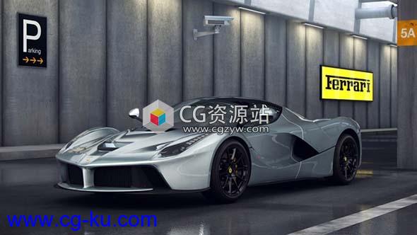 环境照明设置汽车渲染C4D教程Cinema 4D – Environment Car Lighting Tutorial的图片2