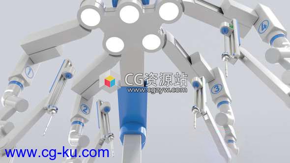 医疗机械手臂绑定C4D教程 Cineversity – Rigging a Surgical Robot In Cinema 4D的图片1