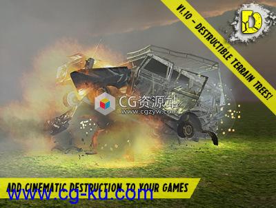 Unity游戏物体销毁损坏系统DestroyIt – Destruction System v1.10的图片1