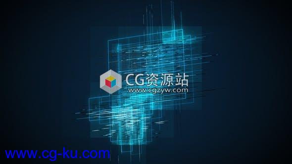 AE模板-科技感动态快速毛刺网络Logo动画 Virtual Glitch – Hi-Tech Logo Reveal的图片1