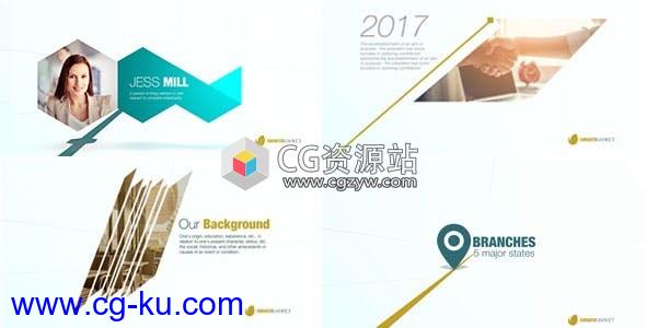 AE模板-简洁商务企业公司宣传片头 Corporate 3D Presentation的图片1