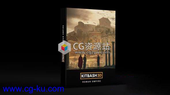 罗马帝国建筑3D模型 Kitbash3D – Roman Empire (MAXMAOBJFBX格式)的图片1