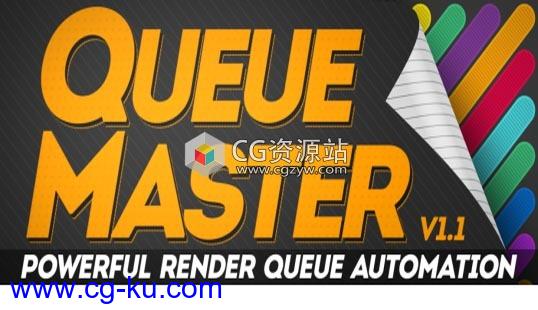 AE脚本-渲染队列自动化脚本AEscripts QueueMaster v1.12+视频教程的图片1