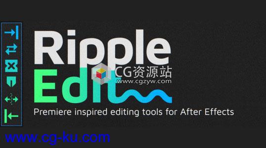 涟漪剪辑AE插件 Aescripts Ripple Edit v1.1.2 + 使用教程的图片1