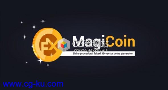 金币硬币翻转MG动画AE脚本 Aescripts FX MagiCoin v1.0的图片1