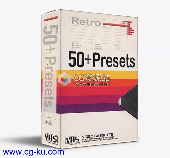 50+4K高清合成视频素材VHS预设包的图片1