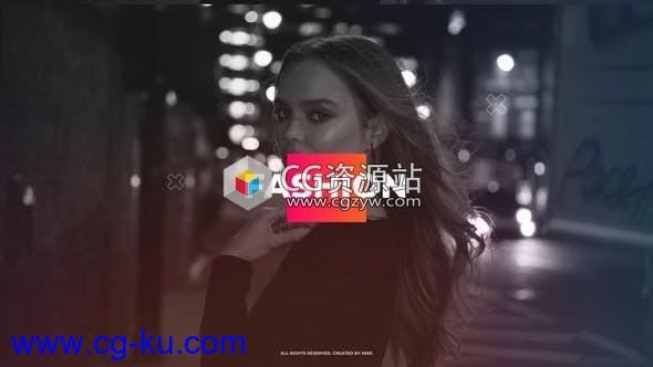 PR模板-动感时尚标题排版幻灯片开场Dynamic Fashion Promo的图片1