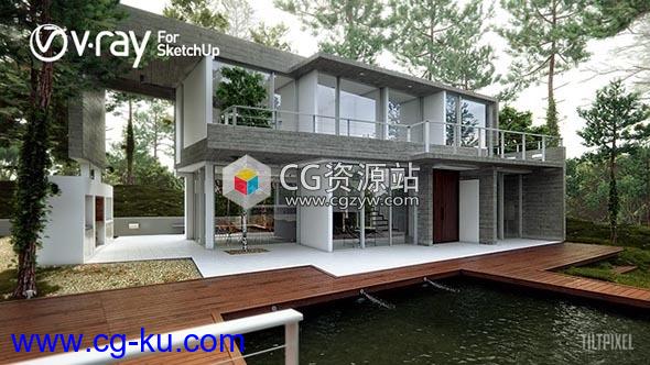 Sketchup Vray渲染器破解版 V-Ray Next 4.00.02 for SketchUp 2015-2019 Win的图片1