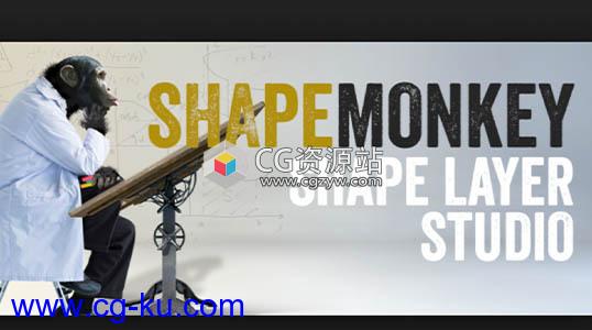 AE脚本-图形变化MG动画 Aescripts ShapeMonkey V1.03 + 使用教程的图片1