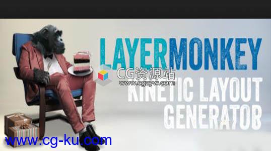 AE脚本-图层运动排版MG动画 Aescripts LayerMonkey v1.09＋使用教程的图片1