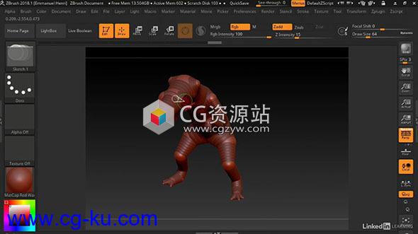 ZBrush技巧教程ZBrush:Tips and Tricks+英文字幕的图片1