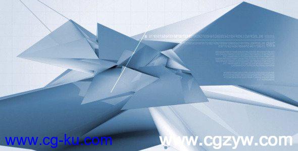 AE模板-变化图形Logo演绎Videohive-poly-noise-logo的图片1