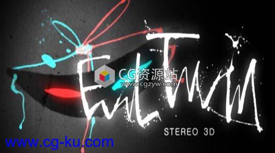 AE脚本-三维立体视频转换制作 Aescripts Evil Twin Stereo 3D v1.1.0 + 使用教程的图片1