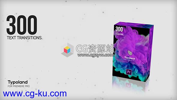 PR预设-300组文字标题排版信号损坏动画效果300 Text Transitions pack的图片1