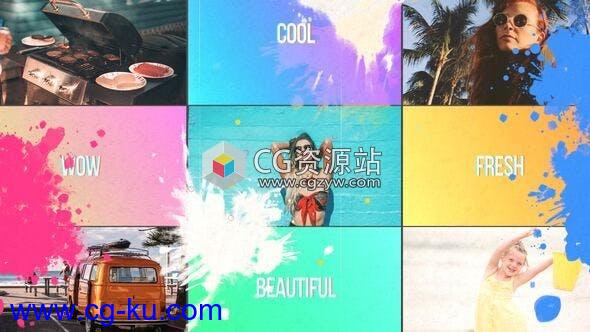 FCPX插件-夏天时尚清新视频幻灯片开场 Summer Slideshow Opener的图片1