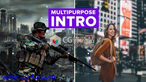 AE模板-三维分层聚焦感游戏体育介绍片头 Intro Multipurpose的图片1