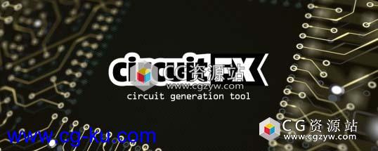 AE脚本-科技感电路板电流路线脚本 Aescripts circuitFX V1.52的图片1