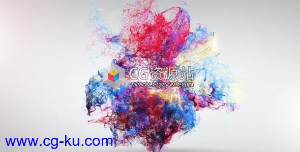 AE模板-五颜六色粒子爆炸logo动画Colorful Explosion Logo Reveal的图片1