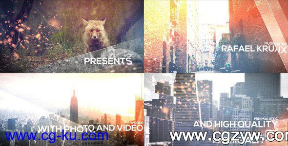 AE模板-震撼宣传片开场图片展示 VideoHive Epic Light Media Opener的图片1