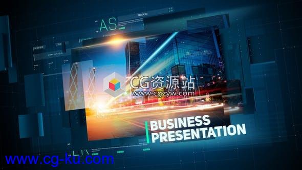 AE模板-科技感商务企业公司介绍片头 Technology Slideshow的图片1